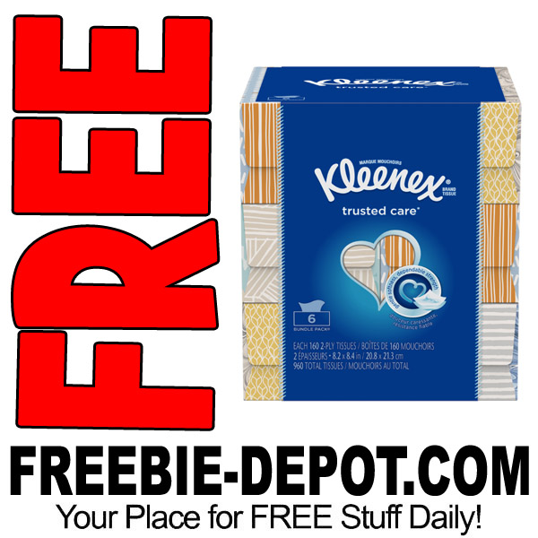 LAST DAY >>> HOT DEAL >>> FREE Kleenex Tissue 6 pack at Walmart – Exp 2/16/17
