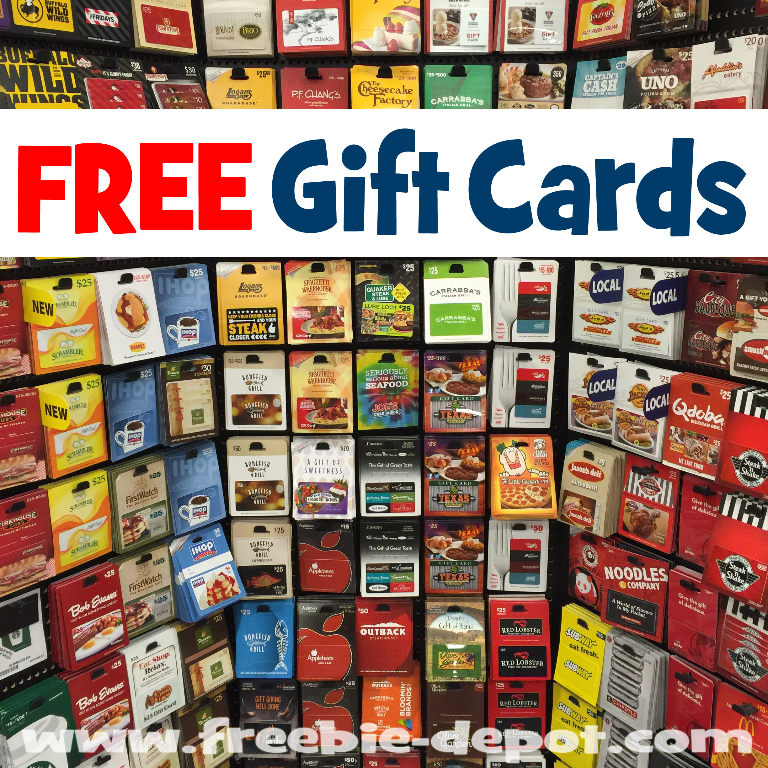 WAHOO >> FREE Gift Cards!!