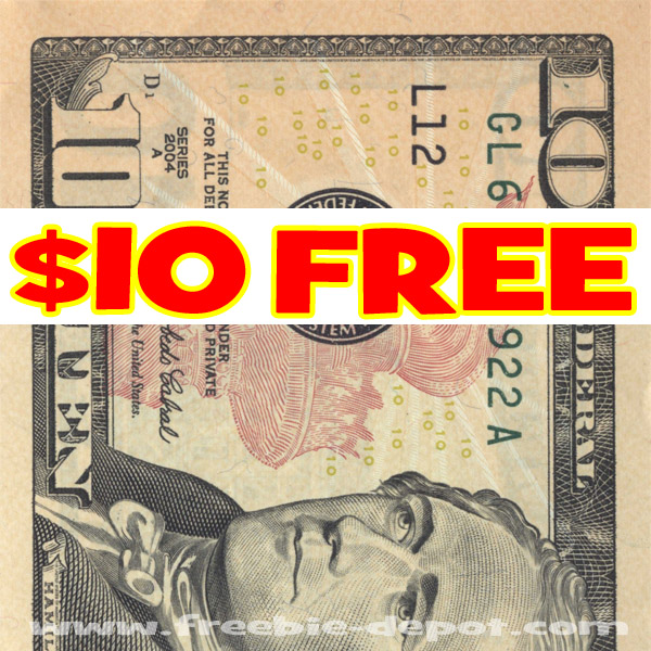 HOT!!!!  FREE $10 Cash