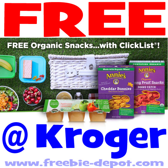 FREE Annie’s & Simple Truth Organic Snacks with ClickList from Kroger – Exp 4/23/17