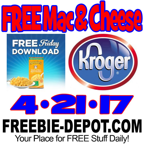 FREE Annie’s Natural Macaroni & Cheese at Kroger – 4/21/17