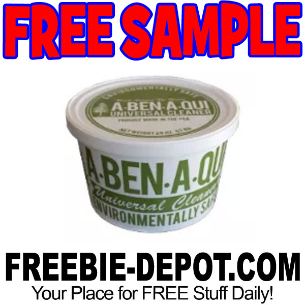 FREE SAMPLE – A-Ben-A-Qui Green Cleaning Paste