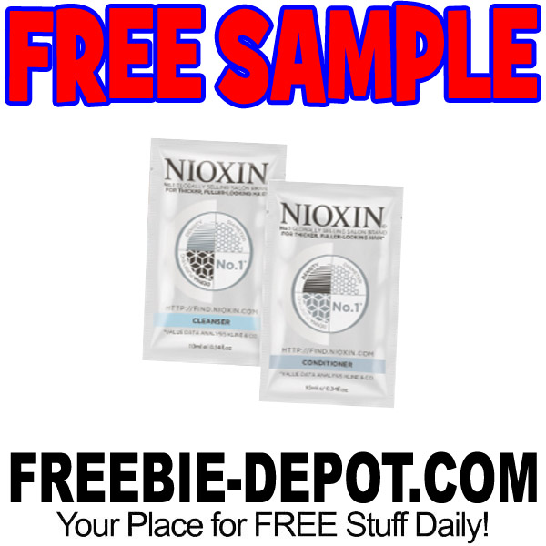 FREE SAMPLE – NIOXIN Shampoo & Conditioner