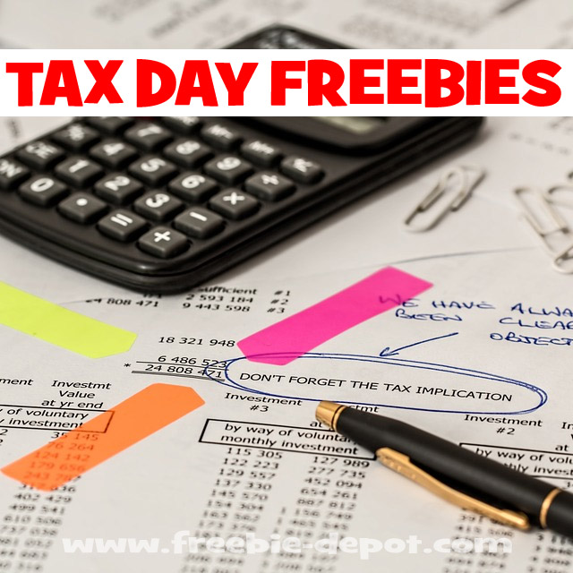 2017 Tax Day Freebies!