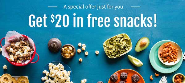 FREE $20 Worth of Snacks from Naturebox!