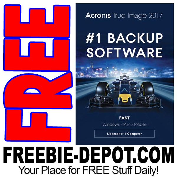 FREE Acronis True Image Backup Software – $50 Value – Exp 5/14/17
