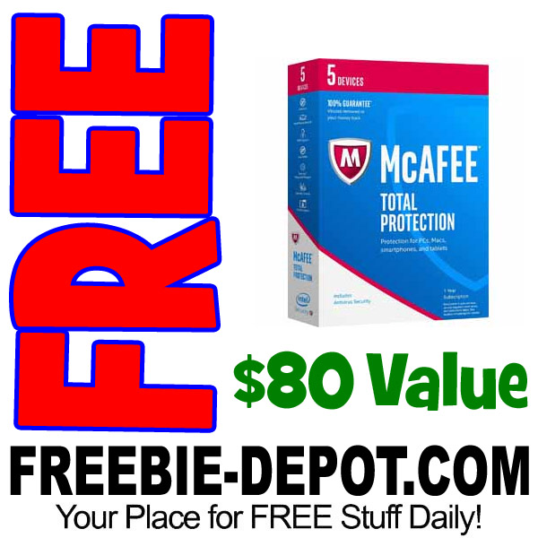 FREE AFTER REBATE – McAfee Total Protection 2017 – $80 Value – Exp 5/27/17
