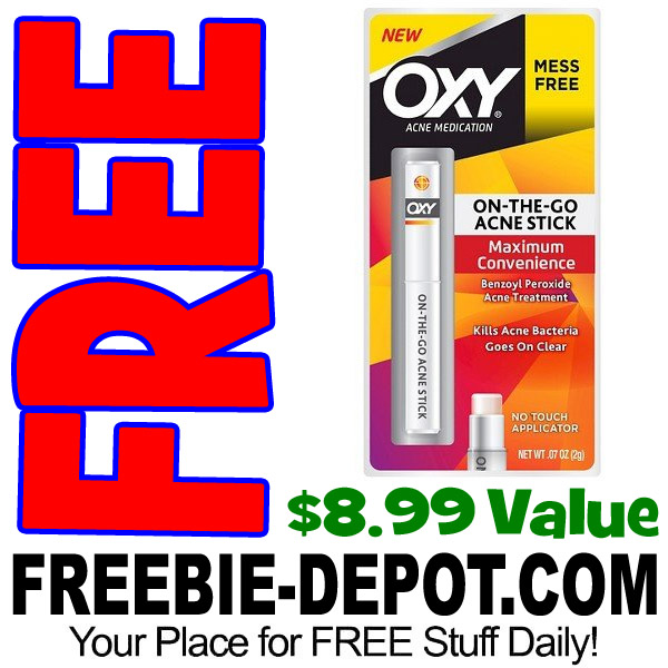 FREE AFTER REBATE – Oxy On-The-Go Acne Stick – Try me FREE – $8.99 Value – Exp 10/31/17