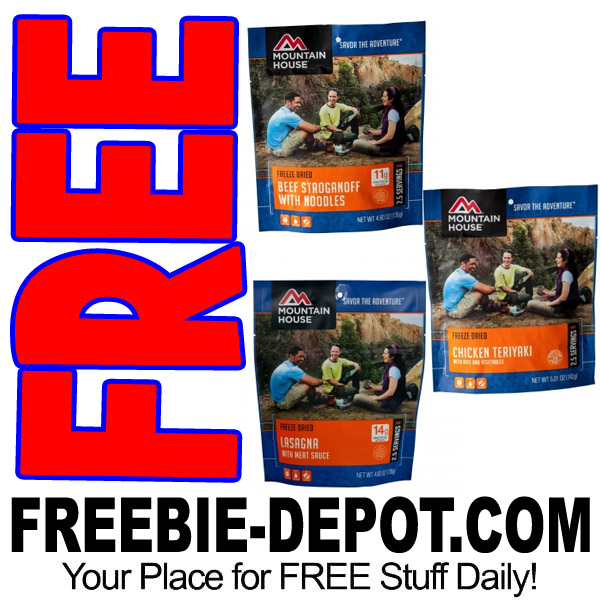 FREE SAMPLE – Emergency Freeze Dried Meal from Rainy Day