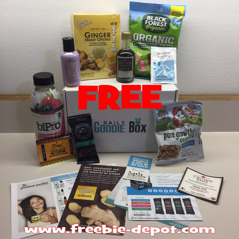 FREE FULL BOX of Samples from Daily Goodie Box! SIGN UP NOW! Freebie