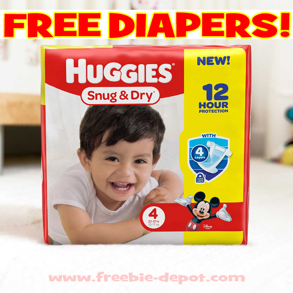 FREE Huggies Diapers from Walmart – $8 Value – Exp 6/26/17