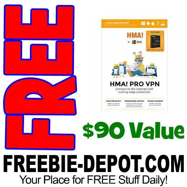 FREE AVG HMA! PRO VPN & Internet Security Bundle – $90 Value – Exp 6/3/17
