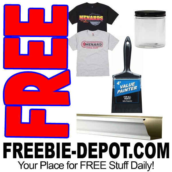FREE Shirts, Gutters, Brushes and Jars at Menards – Exp 6/17/17