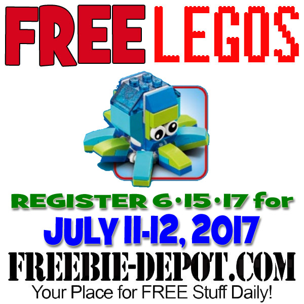 FREE LEGO Mini Model Build – Octopus– 7/11 & 7/12/17 – Registration Starts 6/15/17