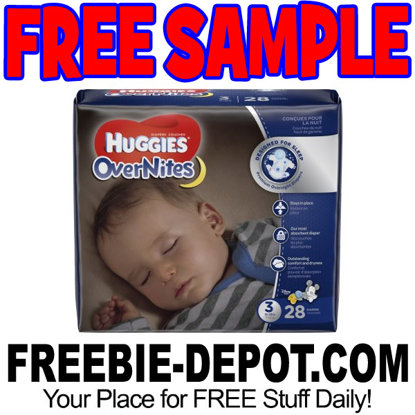 FREE SAMPLE – Huggies Overnites Diapers