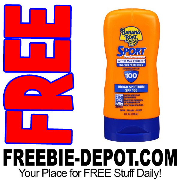 FREE Banana Boat Sport Performance Sunscreen Lotion SPF 100 at Walmart – $9 Value – Exp 7/27/17