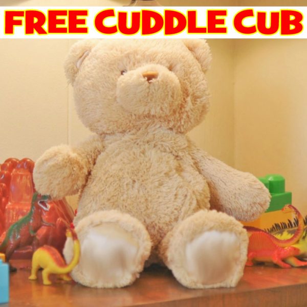 FREE Cuddle Cub Toy Bear! | Freebie Depot