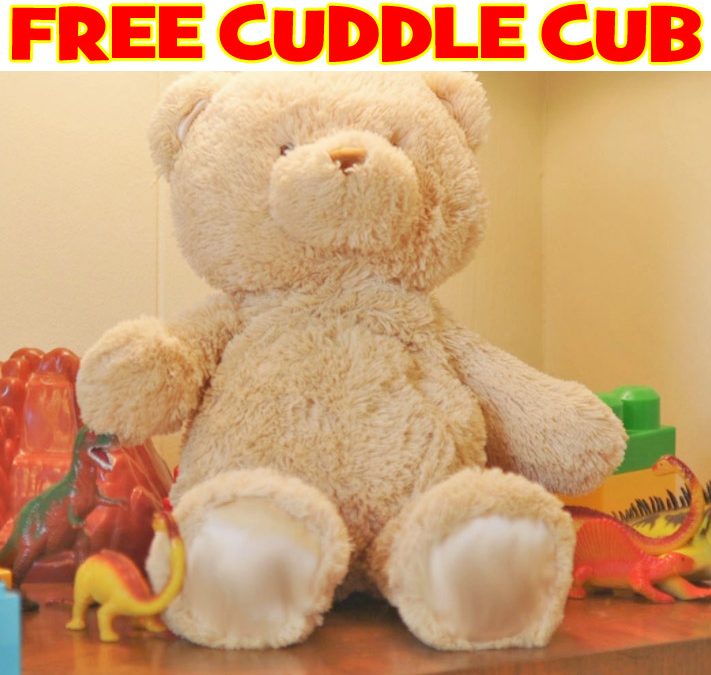 FREE Cuddle Cub Toy Bear!