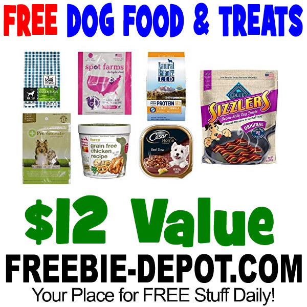 FREE Dog Food and Treats Sample Box – $12 Value – LIMITED TIME!