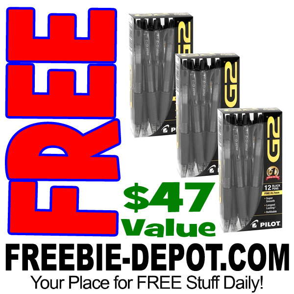 36 FREE Pilot Gel Pens – FREE Shipping – $47 Value – Exp 8/5/17