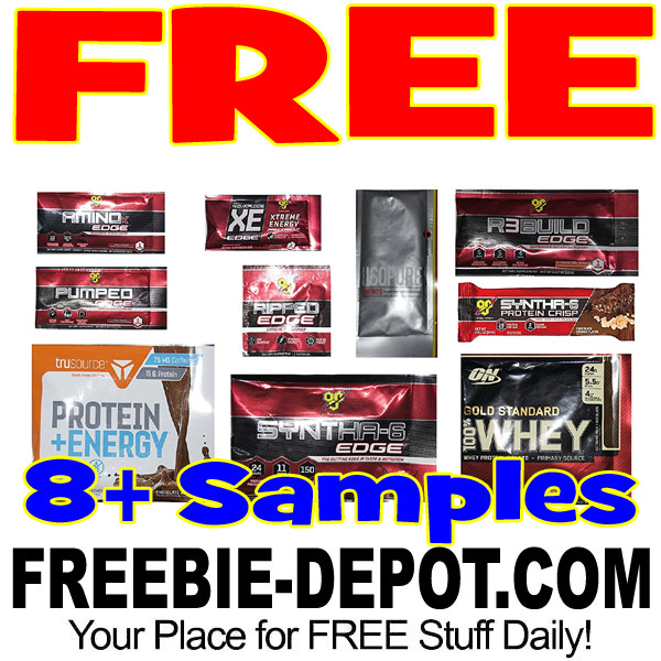 FREE Nutritional Supplement & Protein Sample Box – 8+ FREE Samples – $8 Value