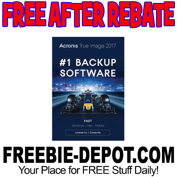 FREE AFTER REBATE – Acronis True Image 2017 + FREE $5 Gift Card! Exp 9/7/17