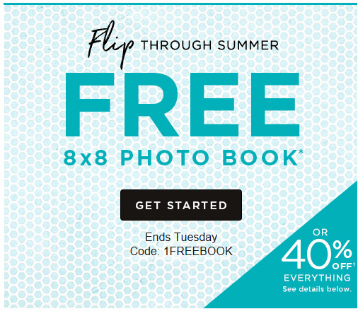 FREE 20-Page Hard Cover Photo Book – $30 Value! Exp 9/12/17