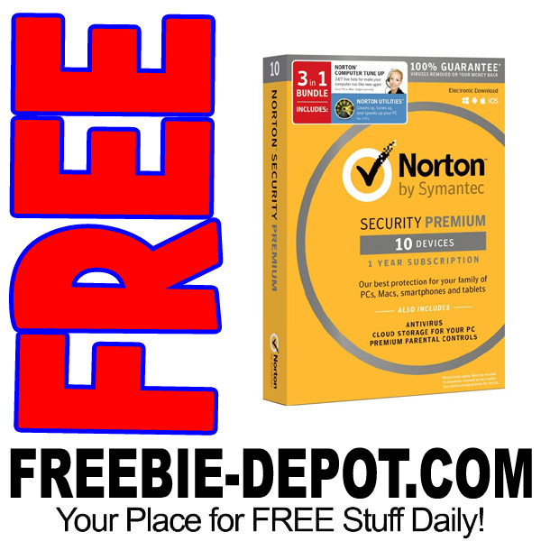 9/1/17 ONLY >> FREE Norton Software Bundle – FREE Shipping – $100 Value