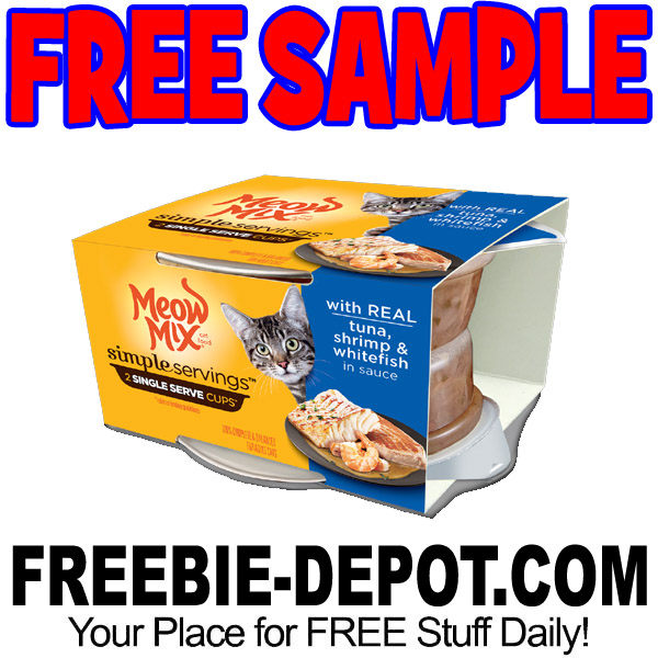 FREE SAMPLE – Meow Mix Simple Servings