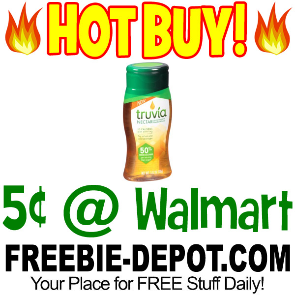 HOT BUY > FULL SIZE Truvia Nectar Sweetener @ Walmart ONLY 5¢!!! Exp 11/11/17