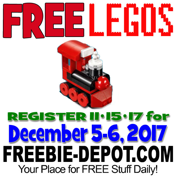 FREE LEGO Mini Model Build – Train – 12/5 & 12/6/17 – Registration Starts 11/15/17