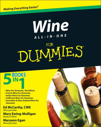 FREE BOOK –  Wine All-In-One for Dummies – $15 Value
