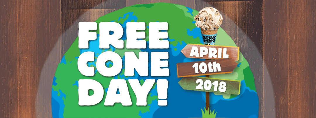 FREE Ice Cream at Ben & Jerry’s – 4/10/18 #FreeConeDay