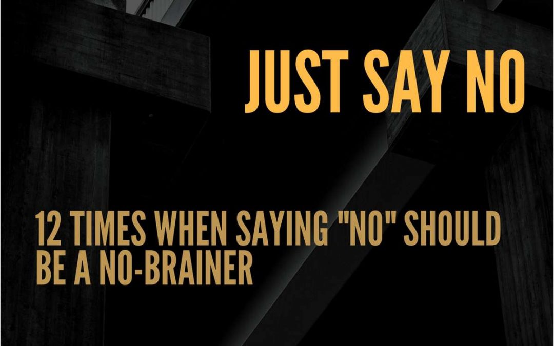 FREE BOOK – Don’t Feel Guilty, Just Say No