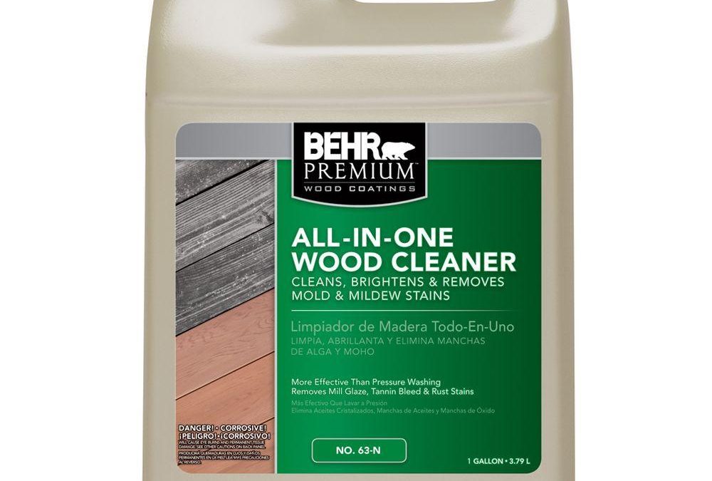 FREE BEHR All-In-One Wood Cleaner – Exp 7/9/18