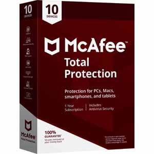 FREE AFTER REBATE – McAfee Total Protection Software – $100 Value Exp 9/1/18