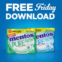 FREE Friday @ Kroger – Mentos Gum Velcro Wallet Pack 8/24/18