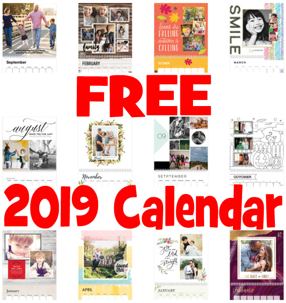 📆 FREE Custom 2019 Calendar! $25 Value GREAT FREE GIFT IDEA!