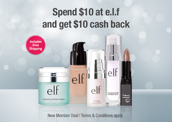 FREE $10 to Spend at e.l.f. Cosmetics! Exp 11/23/18