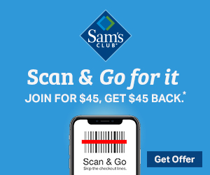 FREE Sam’s Club Membership – $45 Value