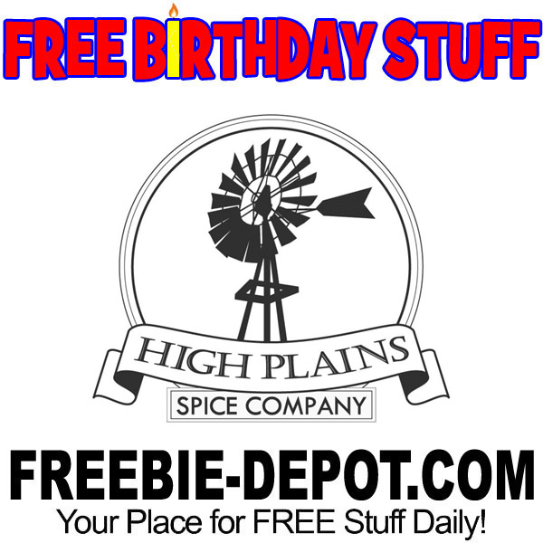 FREE BIRTHDAY STUFF – High Plains Spice Company