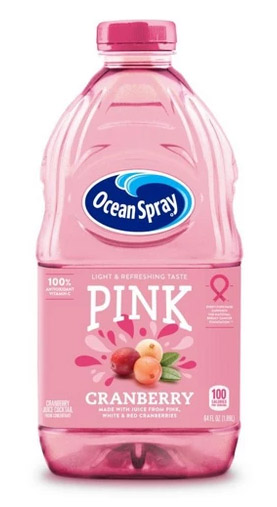 Ocean Spray Pink Cranberry Juice @ Target ONLY 45¢ Exp 3/16/19