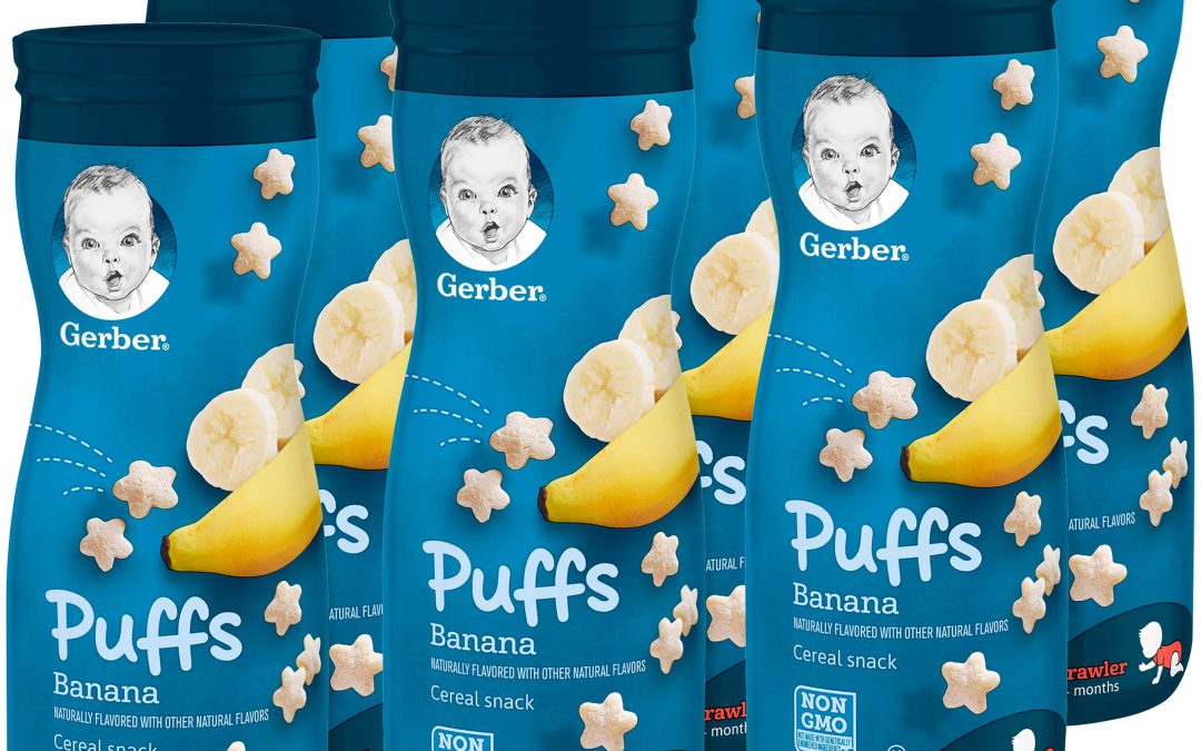 Snag a 6-Pack of Gerber Puffs Snacks for Your Little One (or Yourself)! Exp 4/21/19