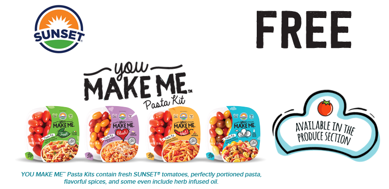 Try a FREE Sunset Pasta Kit! HURRY!