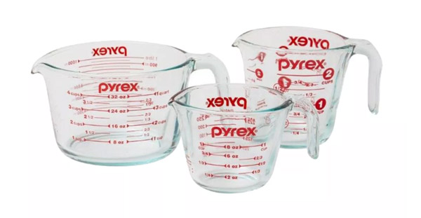 Pick Up This Handy Set of FREE Pyrex Measuring Cups Set from Target – $15 Value – Exp 6/11/19