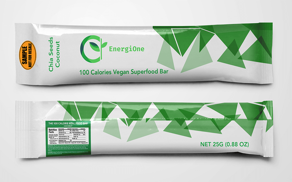 Request a FREE EnergiOne Vegan Superfood Bar
