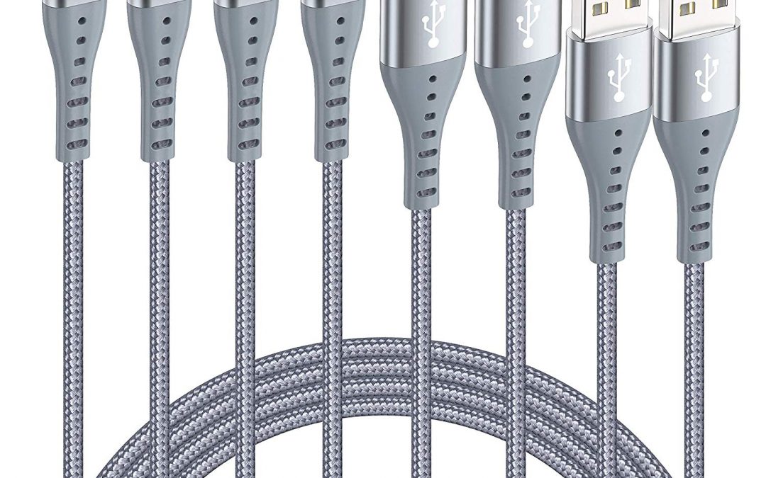 4 Pack Lightning iPhone Charger Cables ~ Apple Certified ONLY $9.00