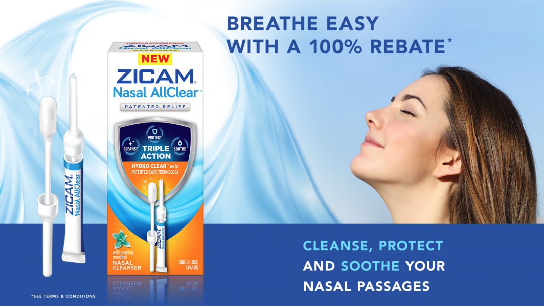 FREE AFTER REBATE Zicam Nasal AllClear 20 Value Exp 1/31/19