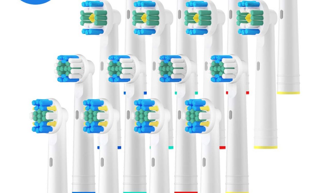 16-Pack Replacement Brush Heads for Oral B Electric Toothbrush ONLY $11.19