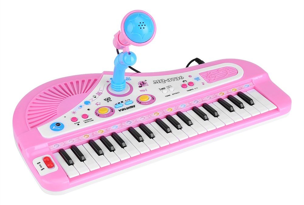 Electronic Keyboard w/ Microphone, 37 Keys NOW ONLY $5.99